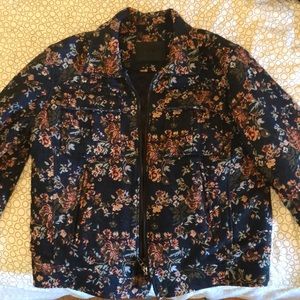 Floral Bomber Jacket